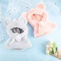 for 20cm doll toy clothes cute bear hooded cloak doll diy clothes accessories idol dolls clothes accessoires