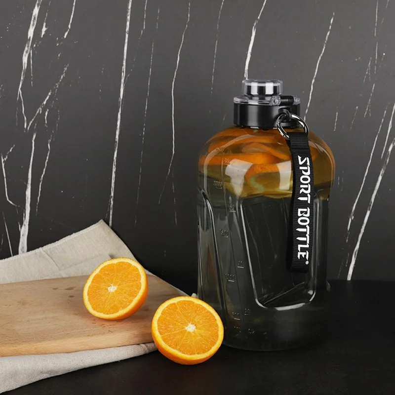 

2022 Summer Hot Sale Large-capacity Sports Water Cup Large Outdoor Portable Fitness Kettle Transparent Plastic Petg Water Cup