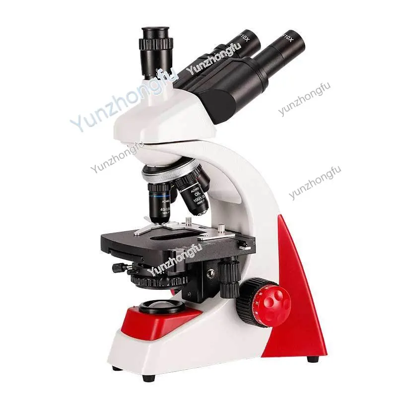 

Trinocular Microscope 10000 Times Scientific Research Polarized Laboratory Professional Biological HD Household Medical