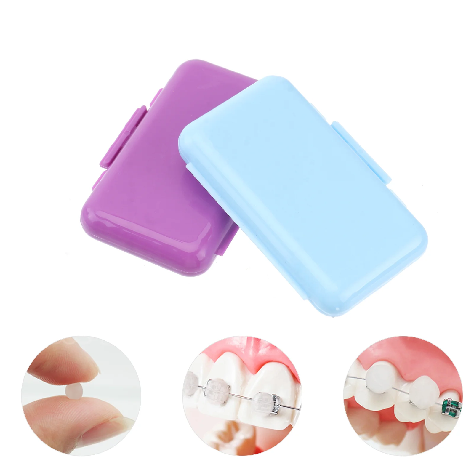 

20pcs Special Protective Wax Orthodontic Wax for Orthodontics Braces Wearer (Grape Flavor + Mint Flavor)