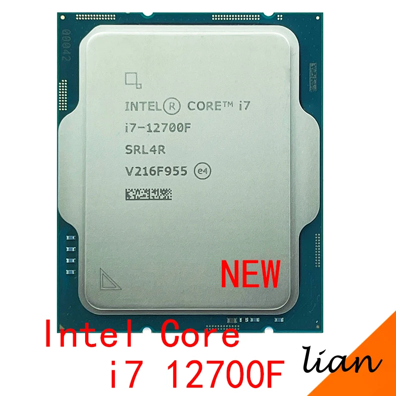 Intel Core i7-12700F Новый i7 12700F 4 9 ГГц 12-ядерный 20-поточный ЦПУ процессор 65 Вт LGA1700 новый но