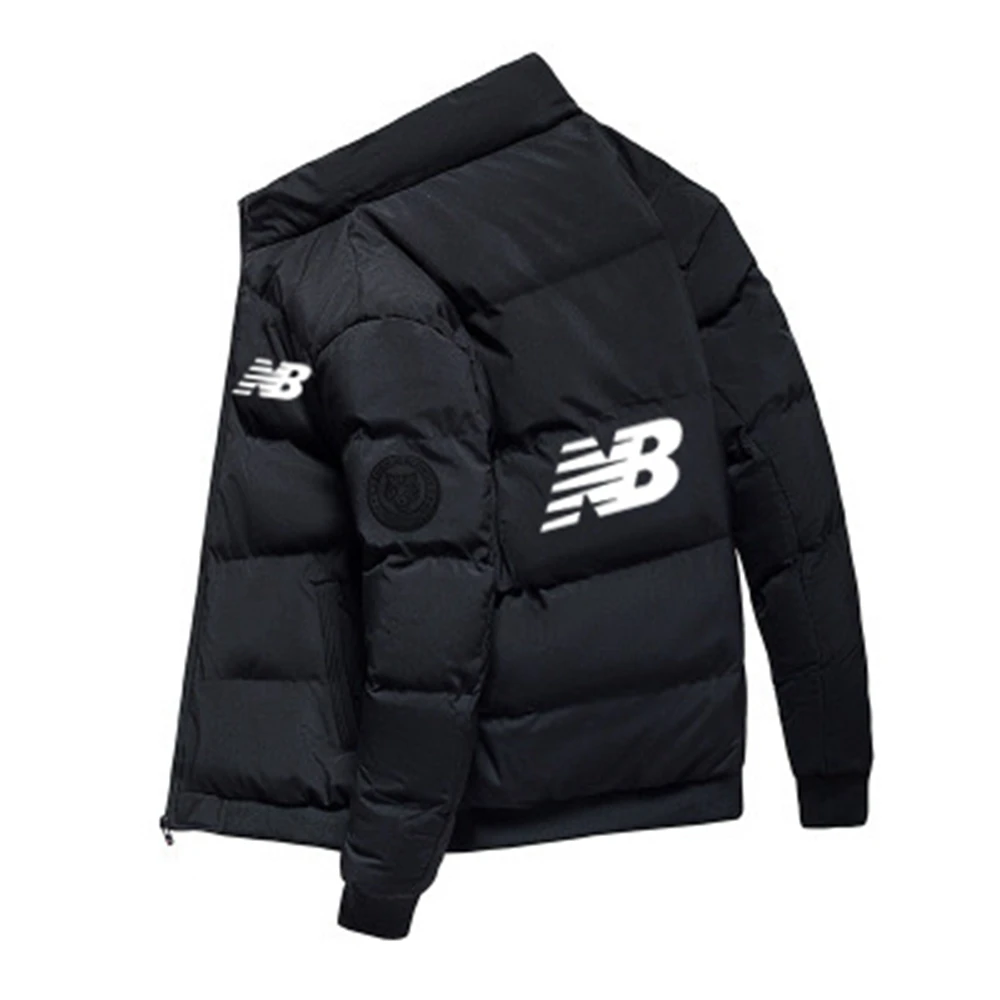 

Мужская зимняя куртка NB на молнии, модная теплая мужская куртка, гоночная повседневная мужская куртка, ветрозащитный и устойчивый к холоду модный топ, 2023