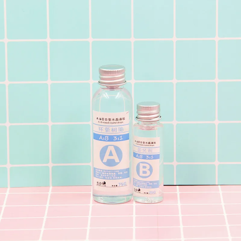 

Clear Epoxy Resin Glue Kits 3:1 AB High Adhesive Crystal Glue Set For DIY Epoxy Resin Mold Jewelry Making Supplies Accessories