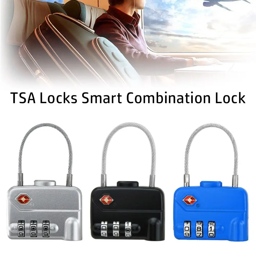 

Security Weatherproof Anti-theft Lock Safely Code Lock Combination Lock TSA Customs Lock 3 Dial Digit Combination Lock
