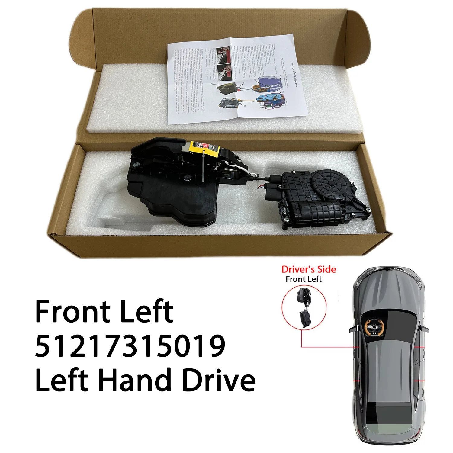 

Привод дверного замка для BMW X5 X6 E72 E70 E71 51217315019 51217315022 51227315023 51227315024 Совершенно новый