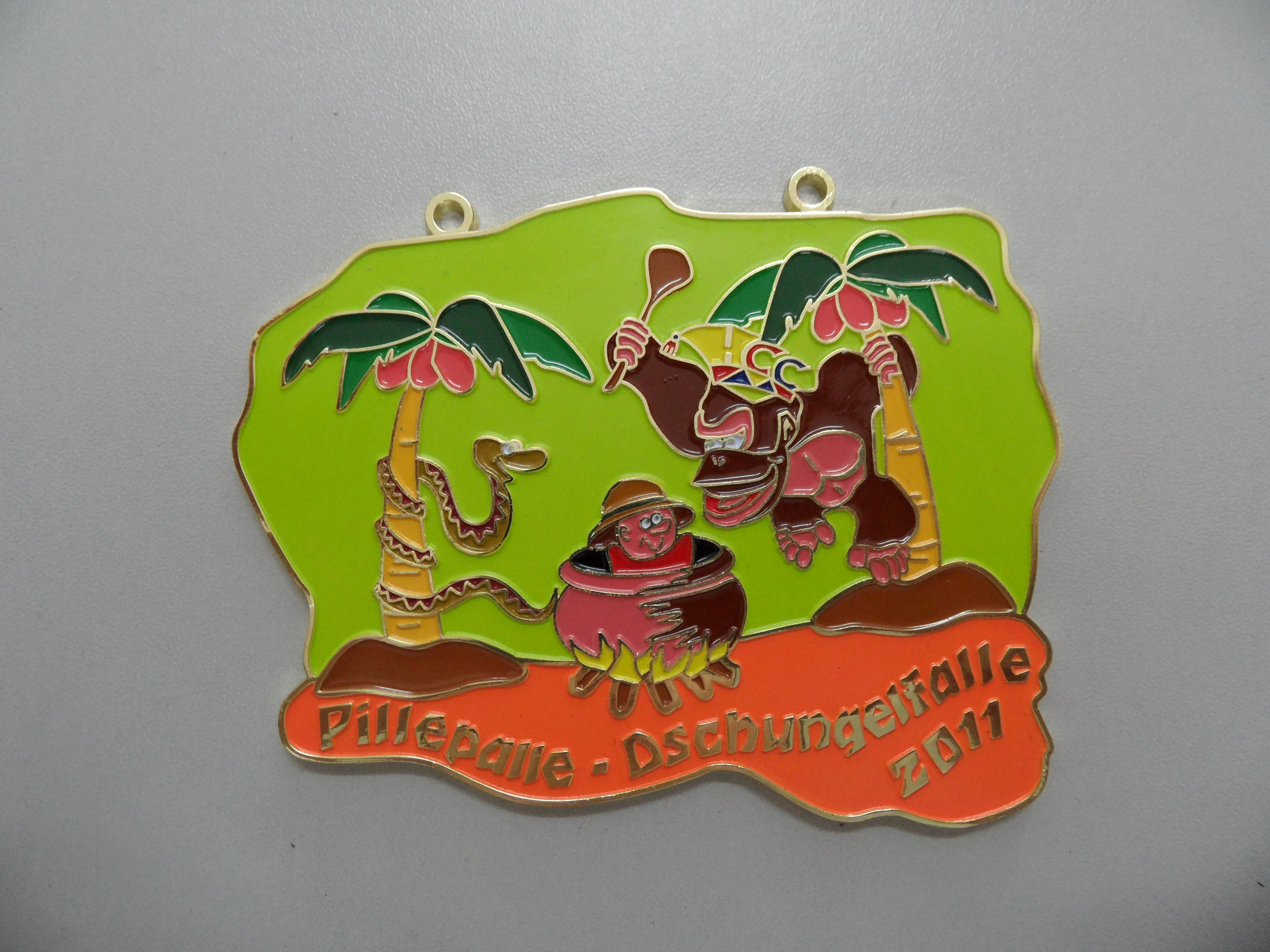 Металлические латунные золотые пластины штампованный военный эполет с цветком