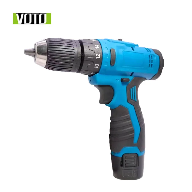 

VOTO Two Speed CVT 12V Cordless Drill Electric Screwdriver Mini Wireless Power Driver Screwdriver DIY Tools Brushless Drill