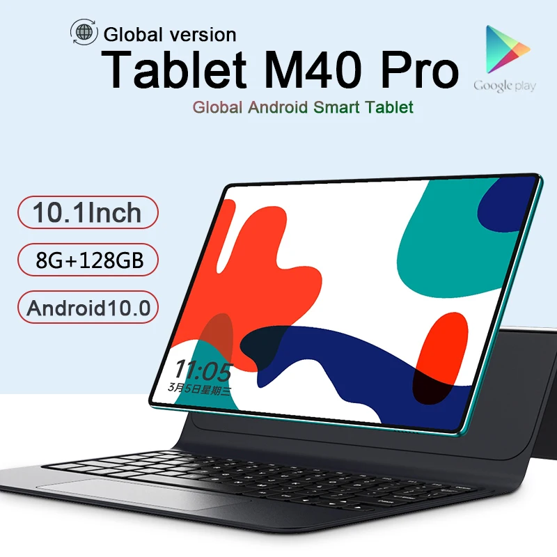 

2022 New 10.1 Inch New Tablet 4G Phone Call Android 10.0 Ten Core 8G+128GB Tablet Pc Bluetooth Gps Ips Original Design Tablet