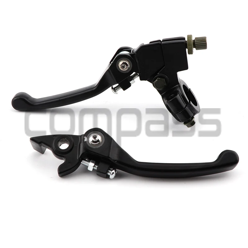 

1 Pair 22mm 7/8 Inch Folding Handlebar Clutch Brake Lever For 50cc 110cc 125cc 200cc CRF KLX TTR Apollo 125 ATV Dirt Pit Bike