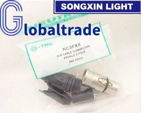 2Pcs/lot NEUTR1K 1PCS NC3MXX & NC3FXX Male and female A set 3 Pin XLR Connector with! | Инструменты