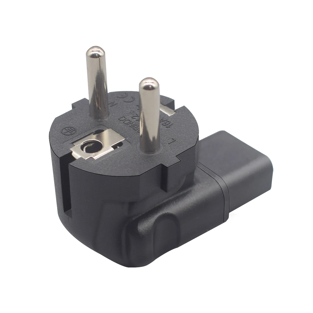 10 шт. C13 EU Розетка IEC 320 к ЕС евро 4 8 мм Разъем Удлинитель Преобразовательная вилка
