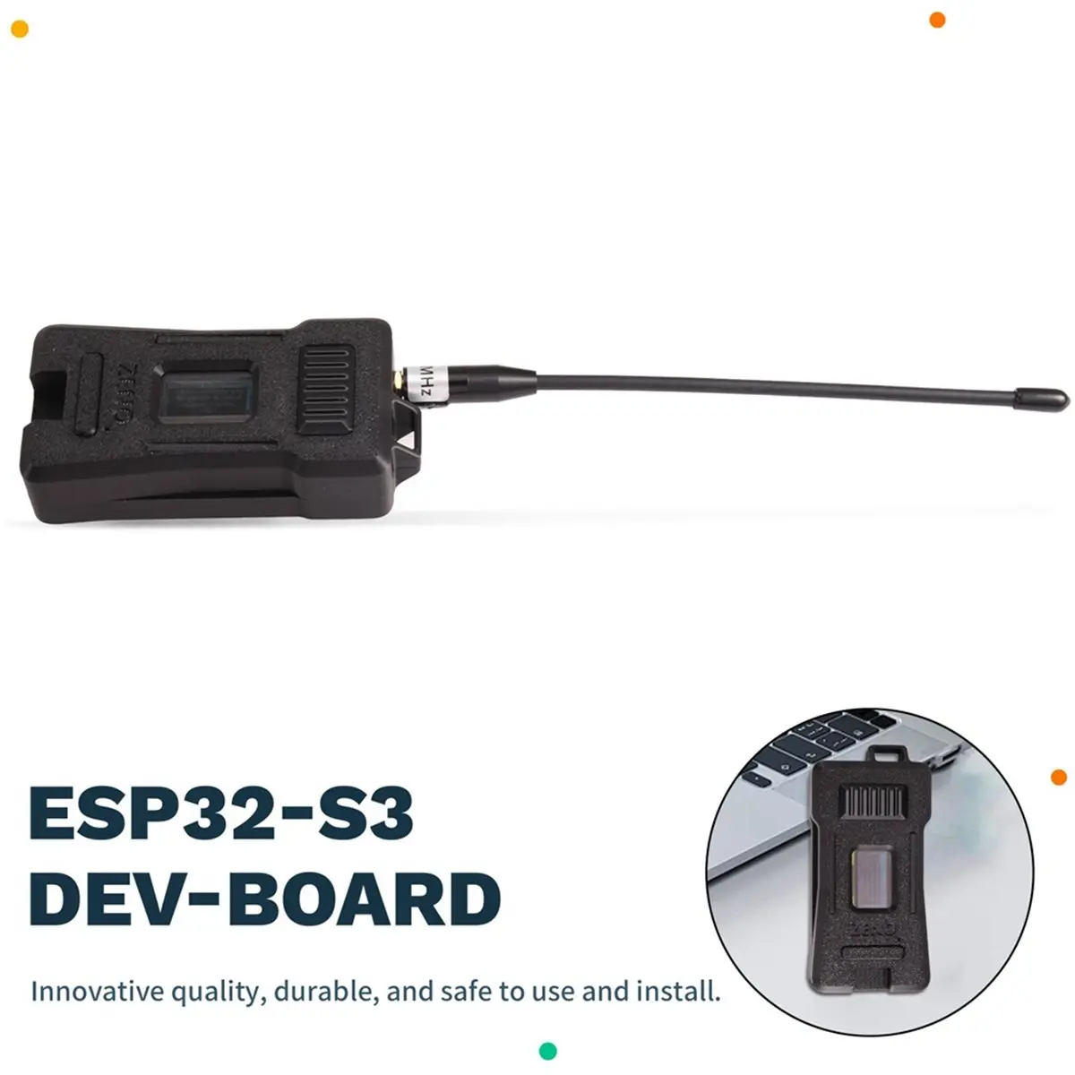 Фото 【B63C~】 Heltec V4.3 Meshtastic GPS SX1262 0.96-дюймовый OLED-дисплей, работающий на солнечной энергии, плата разработчика для сетей Mesh, Meshcore, WiFi, LoRa, BLE, 28dBm №2