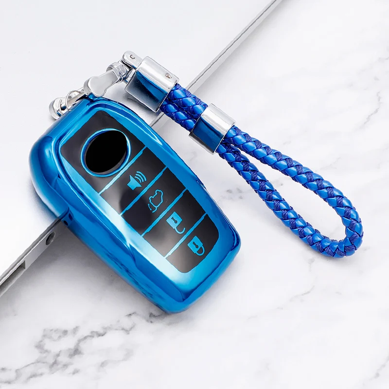 

New Soft TPU Car Key Case Cover For Toyota Hilux Fortuner Land Cruiser Camry Coralla Crown RAV4 Highland Car Accessories
