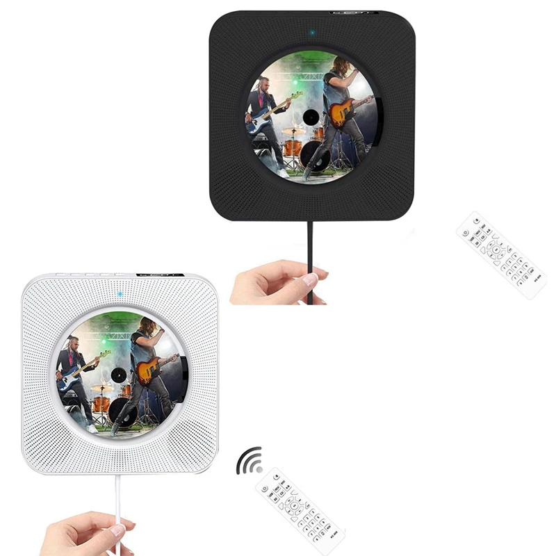 

Настенный CD-плеер KC-809, Bluetooth-динамик, портативное Домашнее освещение с дистанционным управлением, FM-радио