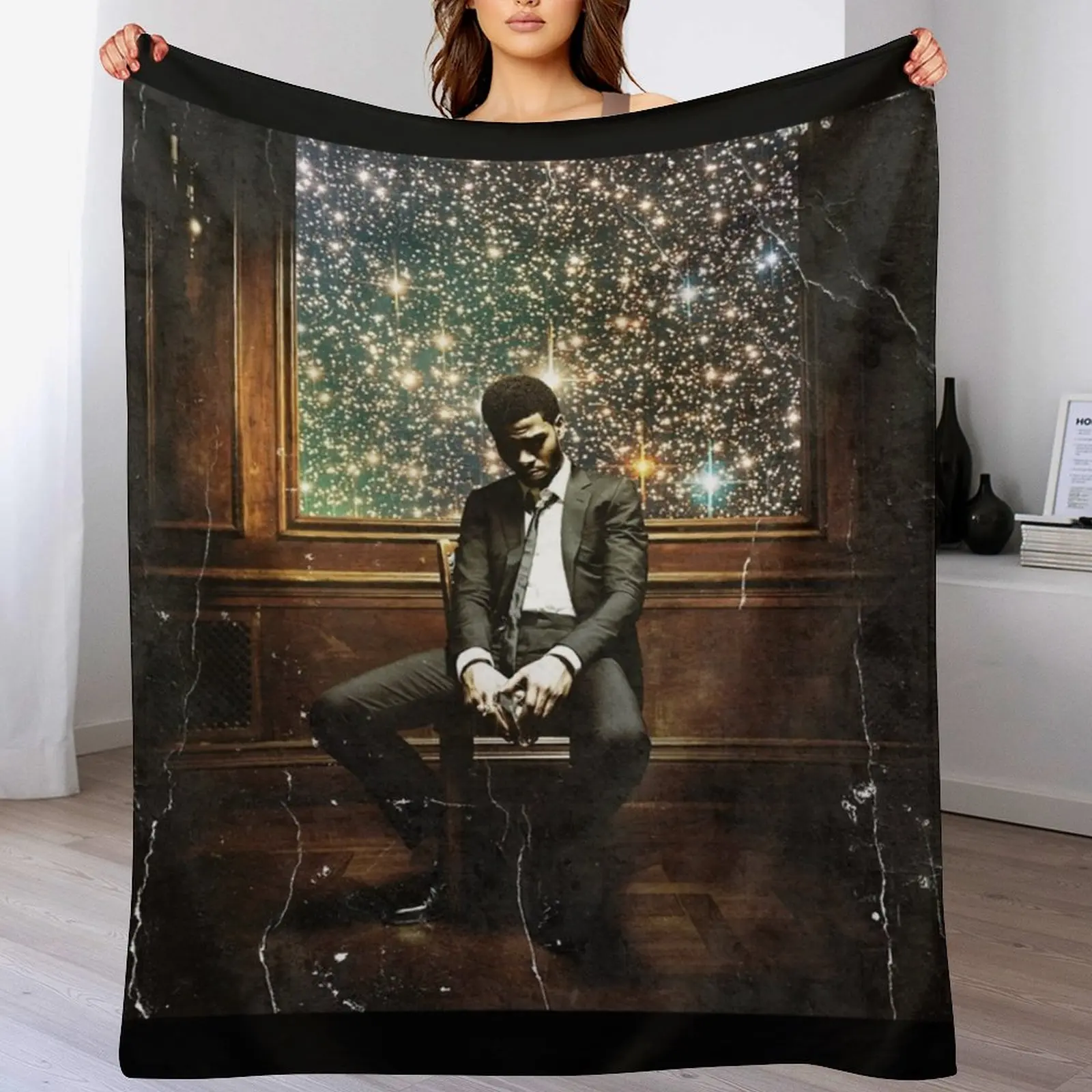 Просторное летнее одеяло с изображением Джеффа Бека человека на Луне ii