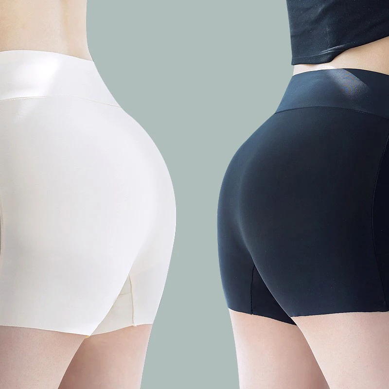 

Женские безопасные бесшовные трусы с высокой талией, нижнее белье, женские трусики, летняя юбка, шорты, боксеры, колготки, нижнее белье