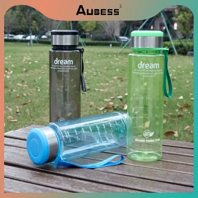 

1000ml Direct Drinking Bottle Portable Large Capacity Water Bottle Kettle Pot Leak-proof Drinkware Shaker Bottle Tea Coffee Cups