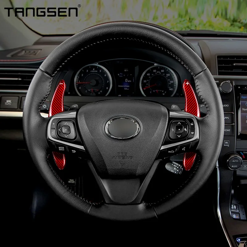 Рукоятка рулевого колеса из углеродного волокна совместимая с Toyota Reiz Camry Corolla Ralink