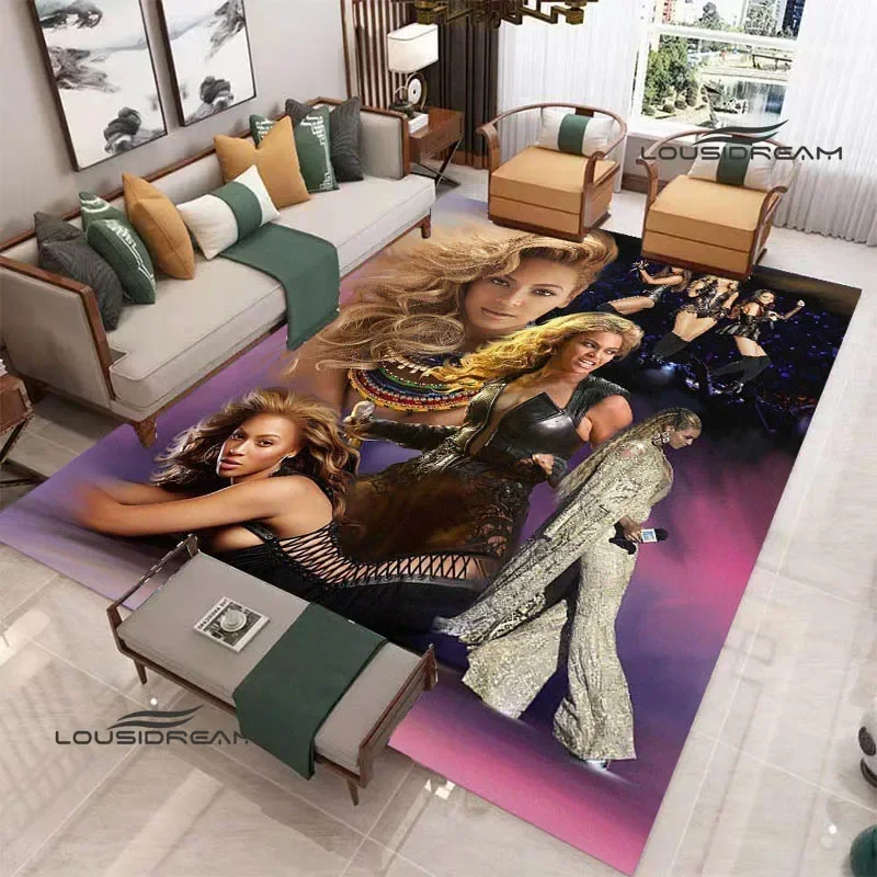 Коврик Beyonce Жизель ноулс с принтом ковер для гостиной спальни нескользящий