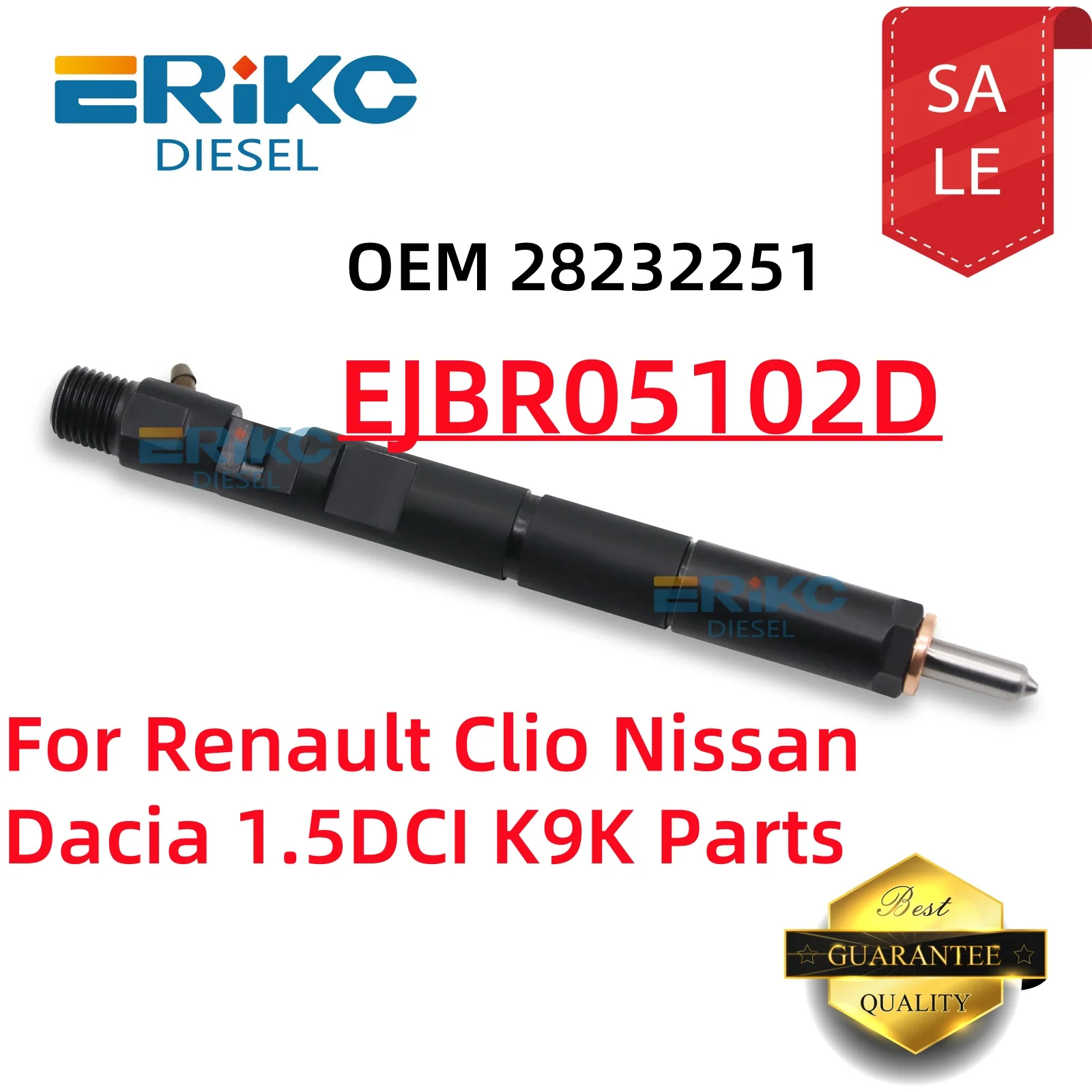 

EJBR05101D EJBR05102D 28232251 8200815416 Форсунка дизельного топлива для Renault Clio Nissan Dacia 1.5DCI K9K, детали