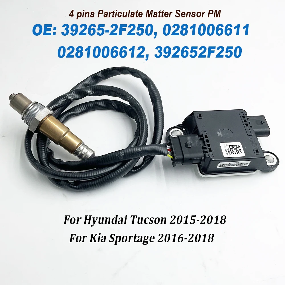 Датчик твердых частиц PM 4 контакта/5 проводов OEM 39265-2F250 392652 F250 0281006611 0281006612 для Hyundai