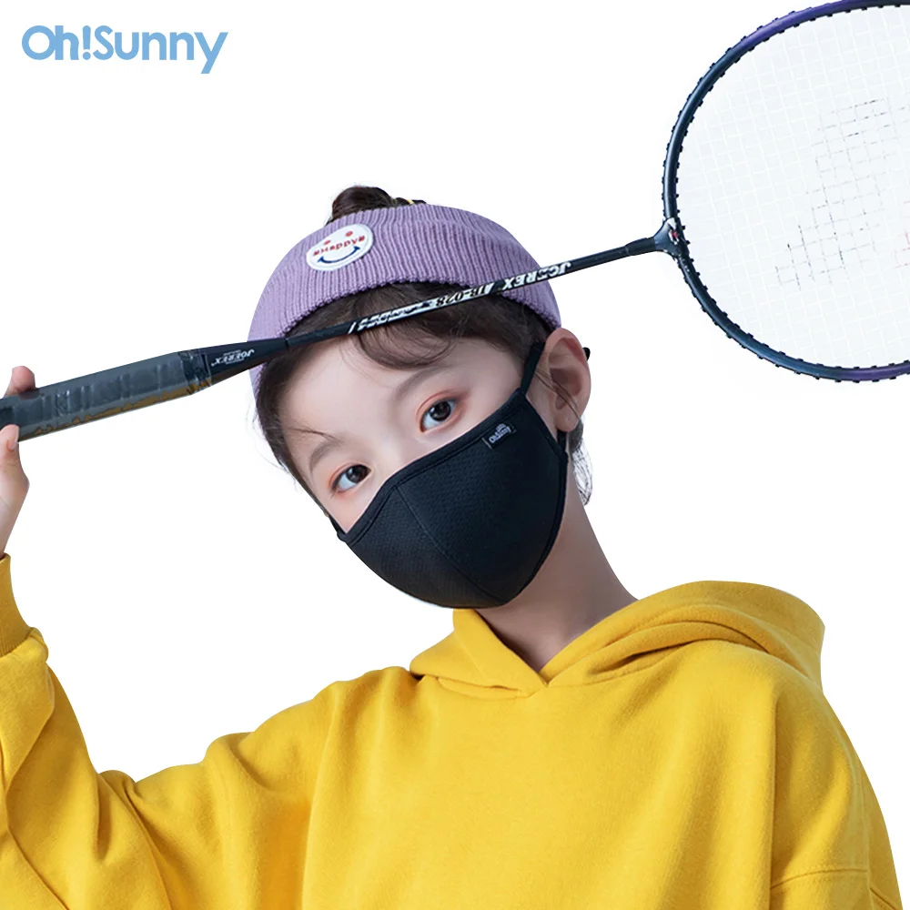 

OhSunny Winter Face Mask Reusable Dust-Proof Windproof Warm Breathable Fashion Masks for Kids Adjustable Earloop Masque Enfant