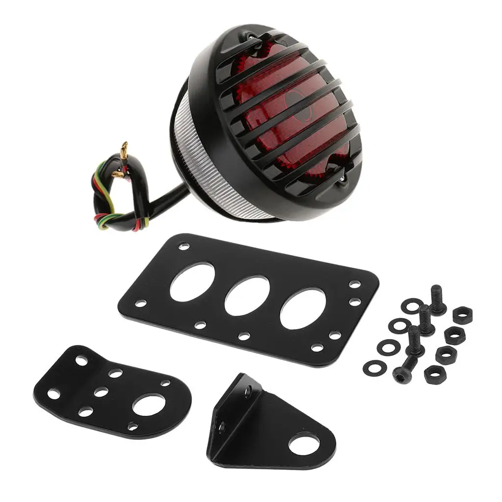 

Номерной знак боковой кронштейн с задним стоп светильник для универсального мотоцикла