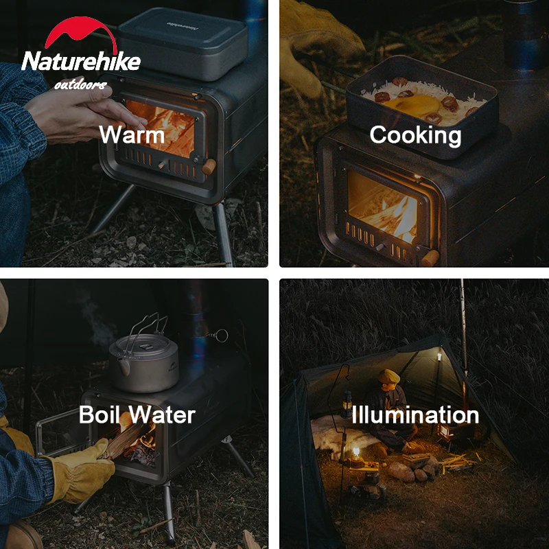 Naturehike складная титановая печь 2 кг сверхлегкая горящая стойка уличная