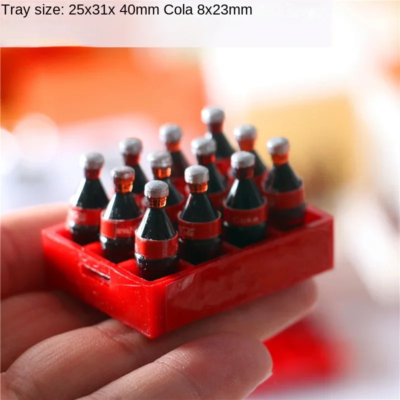 Мини дюжина кока-колы корзина кукольный домик миниатюрные фигурки 1:12 украшение