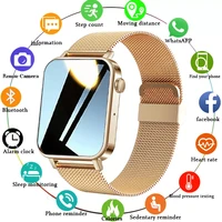2021 new women smart watch woman fashion bluetooth call watch heart rate sleep for android ios waterproof ladies smartwatchbox