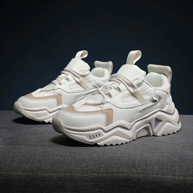 

Женские кроссовки на массивной подошве, повседневная прогулочная обувь, дышащие, для тренировок