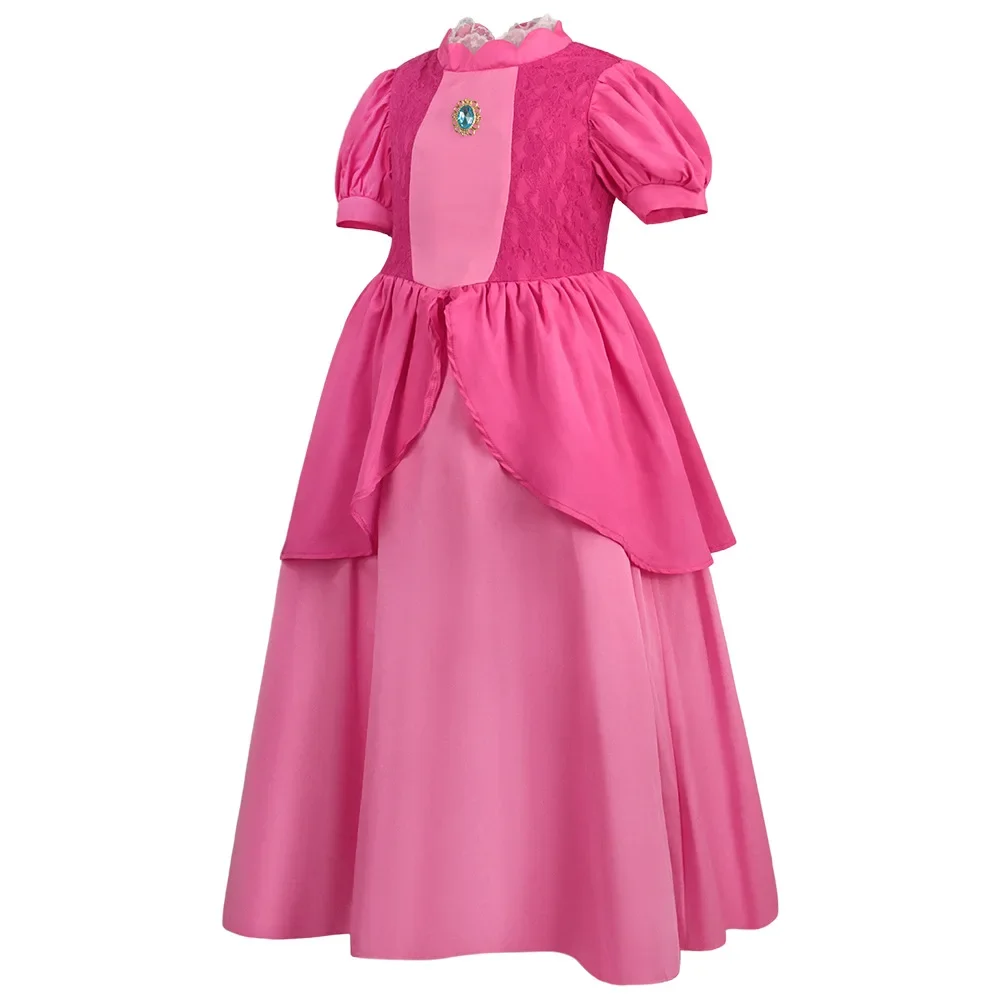 Фото Женский костюм Sweet Pincess Peach для косплея, вечерние костюмы на Хэллоуин, маскарад, одежда №3