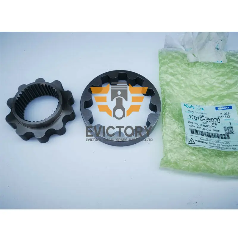 Подходит для двигателя KUBOTA D1803 водяной насос масляный упорный клапан и комплект