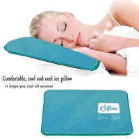 comfortable summer cool therapy help sleeping aid mat muscle relief cooling gel pillow ice pad household massager water pillows