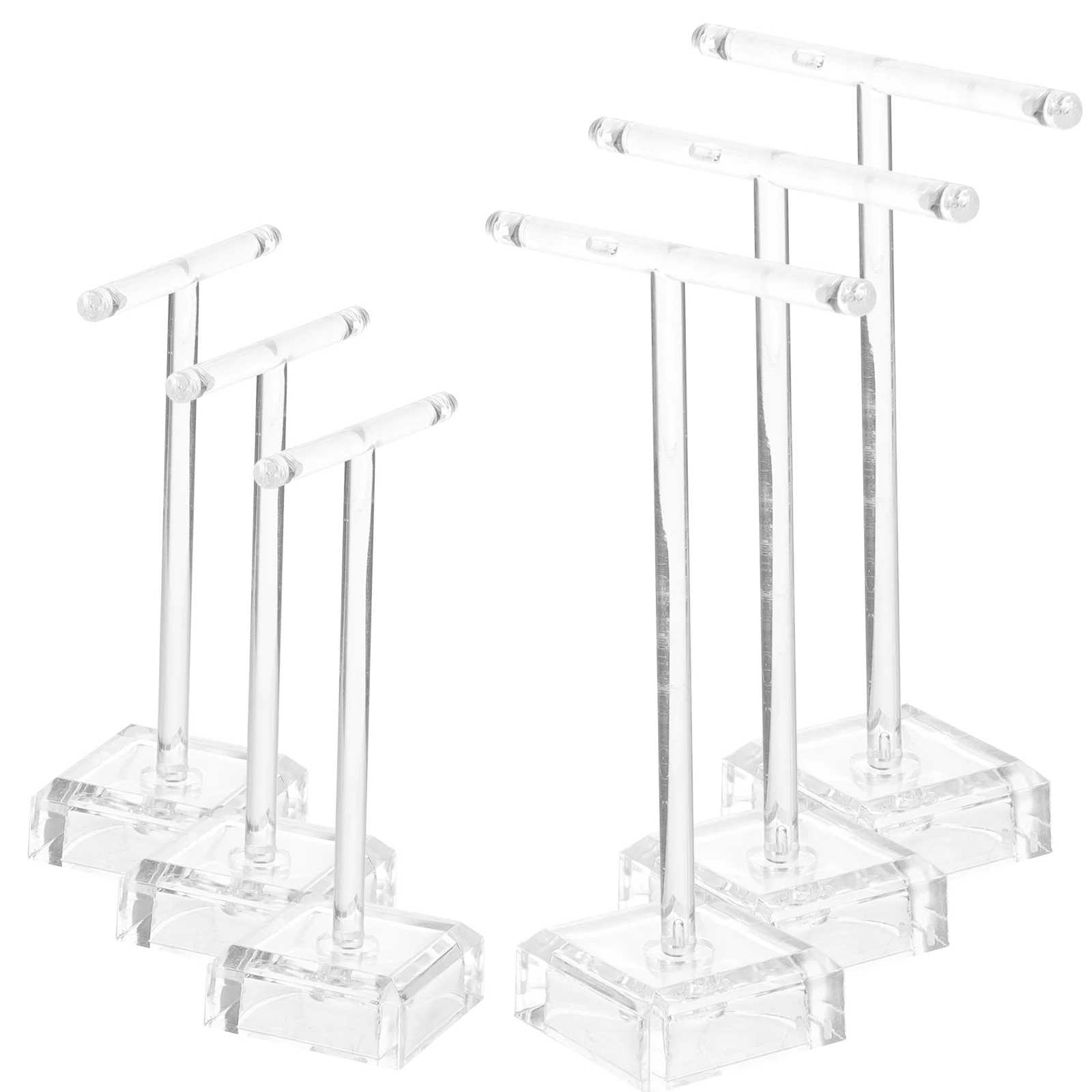 

Earring Display Stand Acrylic Clear T-Bar Earrings Display Stand Holder Tree Stand Earring Holder Countertop Hanging Jewelry