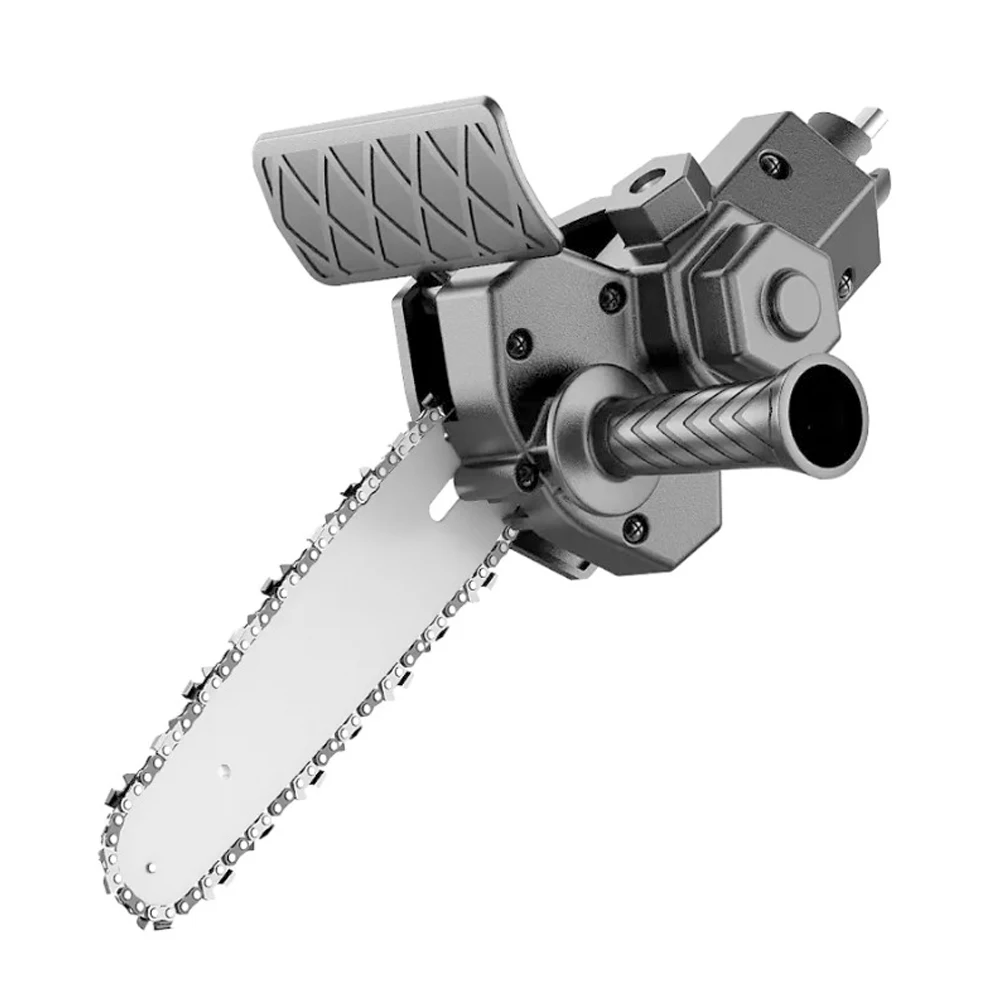 

4/6 Inch Mini Chainsaw Adapter For Electric Tools Portable Handheld Small Chainsaw Attachment For Gardening Branch Wood Cutter