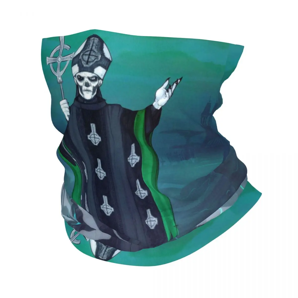 

Мужская/женская летняя ветрозащитная бандана Ghost BC Band