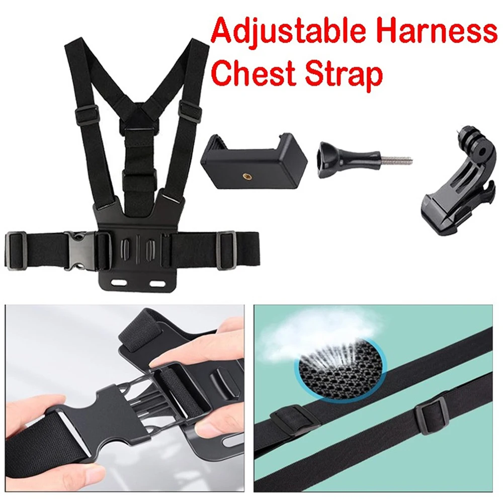 mobile phone strap mount chest belt travel phone shooting action camera accessories belt for mobile phone holder free global shipping