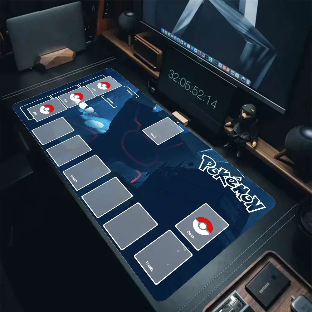 Legends Myths Древний игровой коврик P-Pokemon CCG Коврик для мыши Большой LockEdge Утолщенная