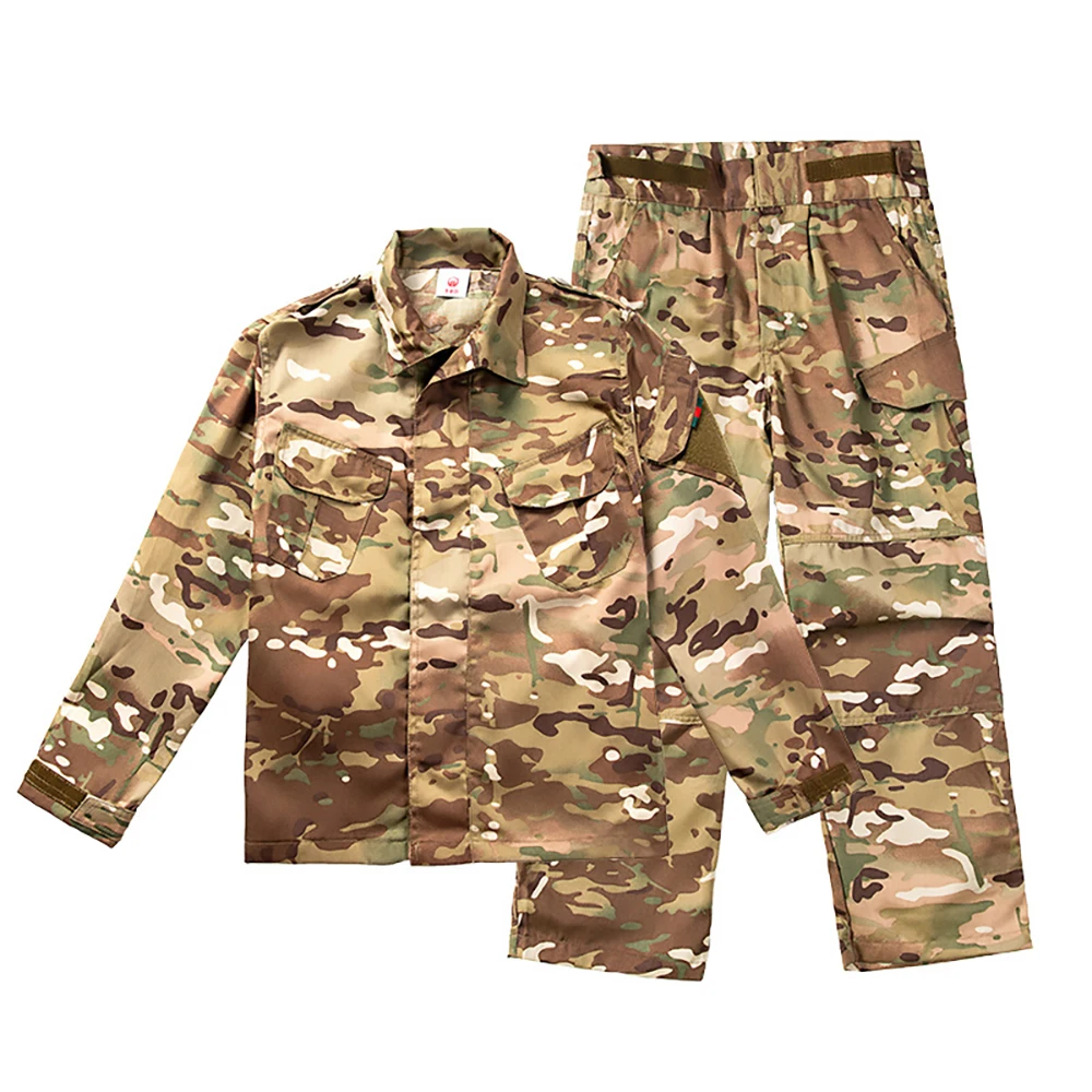 2 шт. камуфляжная Военная униформа для мальчиков-подростков |
