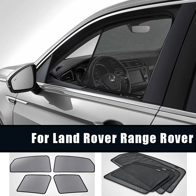 

Custom fit For Land Rover Range Rover vogue Velar Sport Discovery 2 3 4 Defender Magnetic Car Window Sunshade Car Door Sun Shade