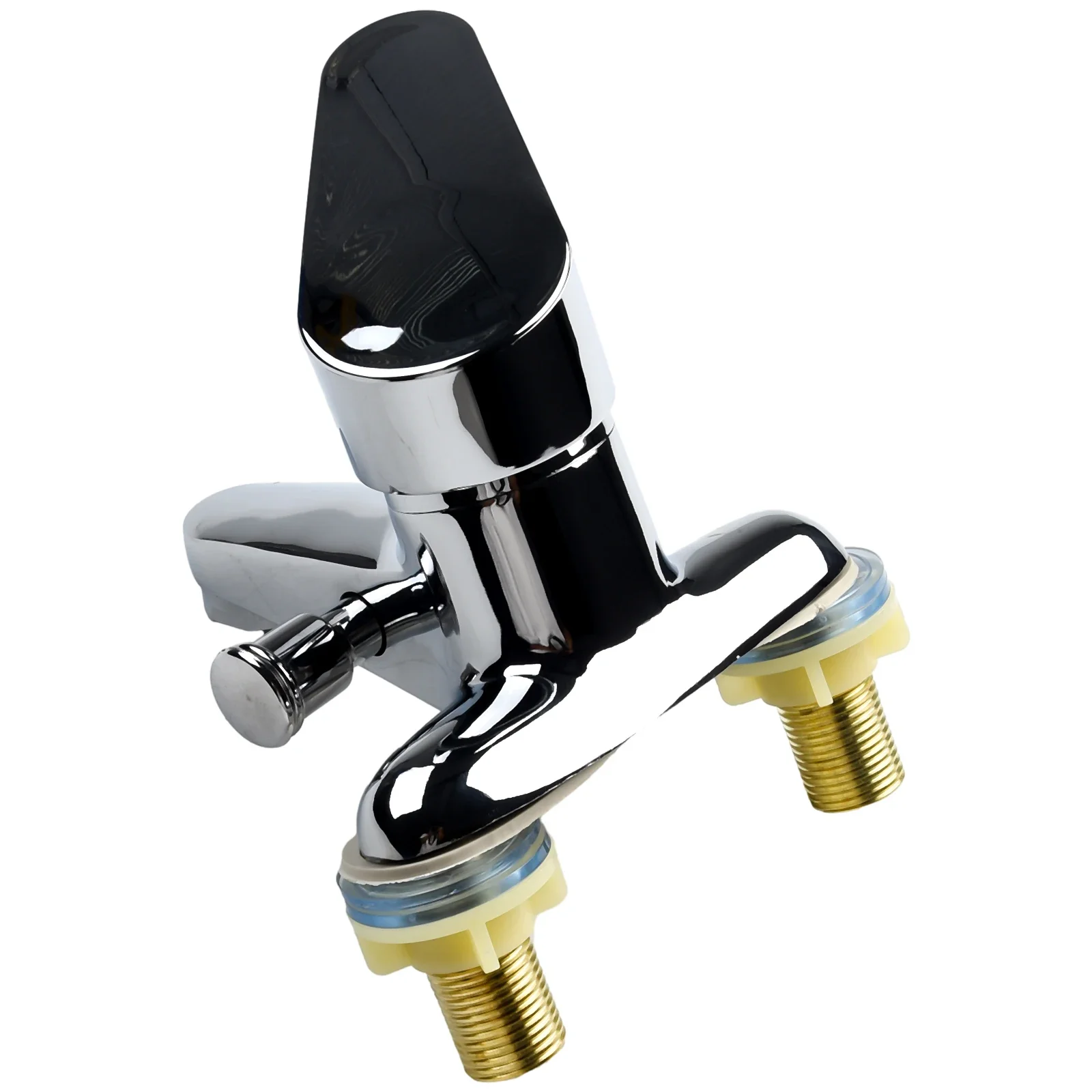 Смеситель для ванной комнаты с двойным отверстием кран горячей и холодной воды