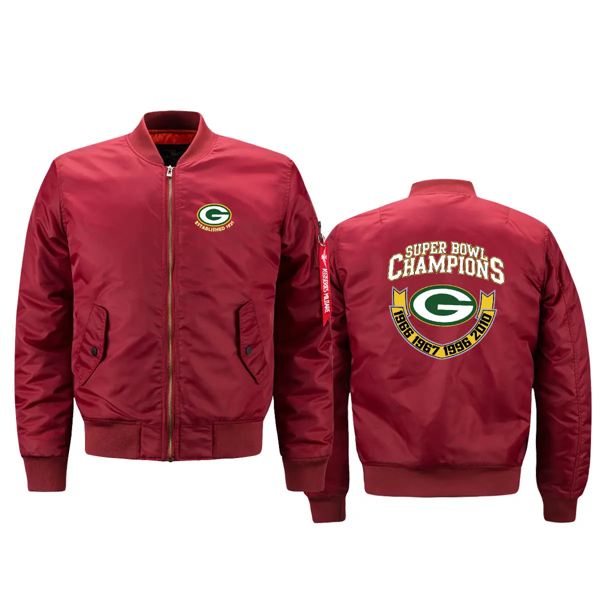 

Plus Size Fashion Trend Men Winter Thick Zipper Jackets Outerwear for Trumpchi Car Logo Casual Military Warm Rugby Training Coat