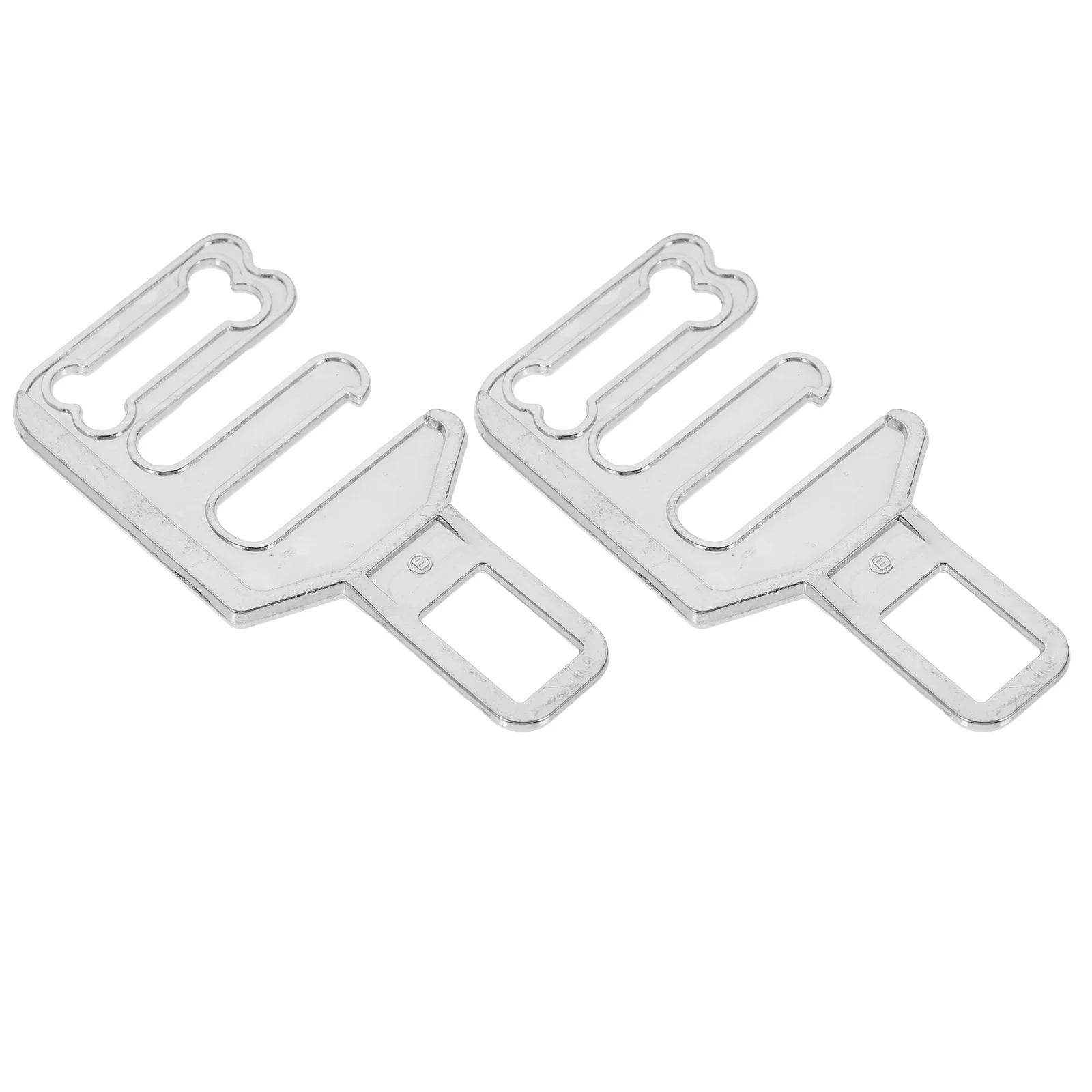 

2 Pcs Seat Belt Insert Metal Belt Clip Dog Car Buckle Pet Supplies Car Belt Clamp Zinc Alloy Dog Seatbelt Harness