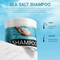 200ml sea salt shampoo anti dandruff anti itching refreshing oil control clean scalp natural bath salt shampoo hair shampoo
