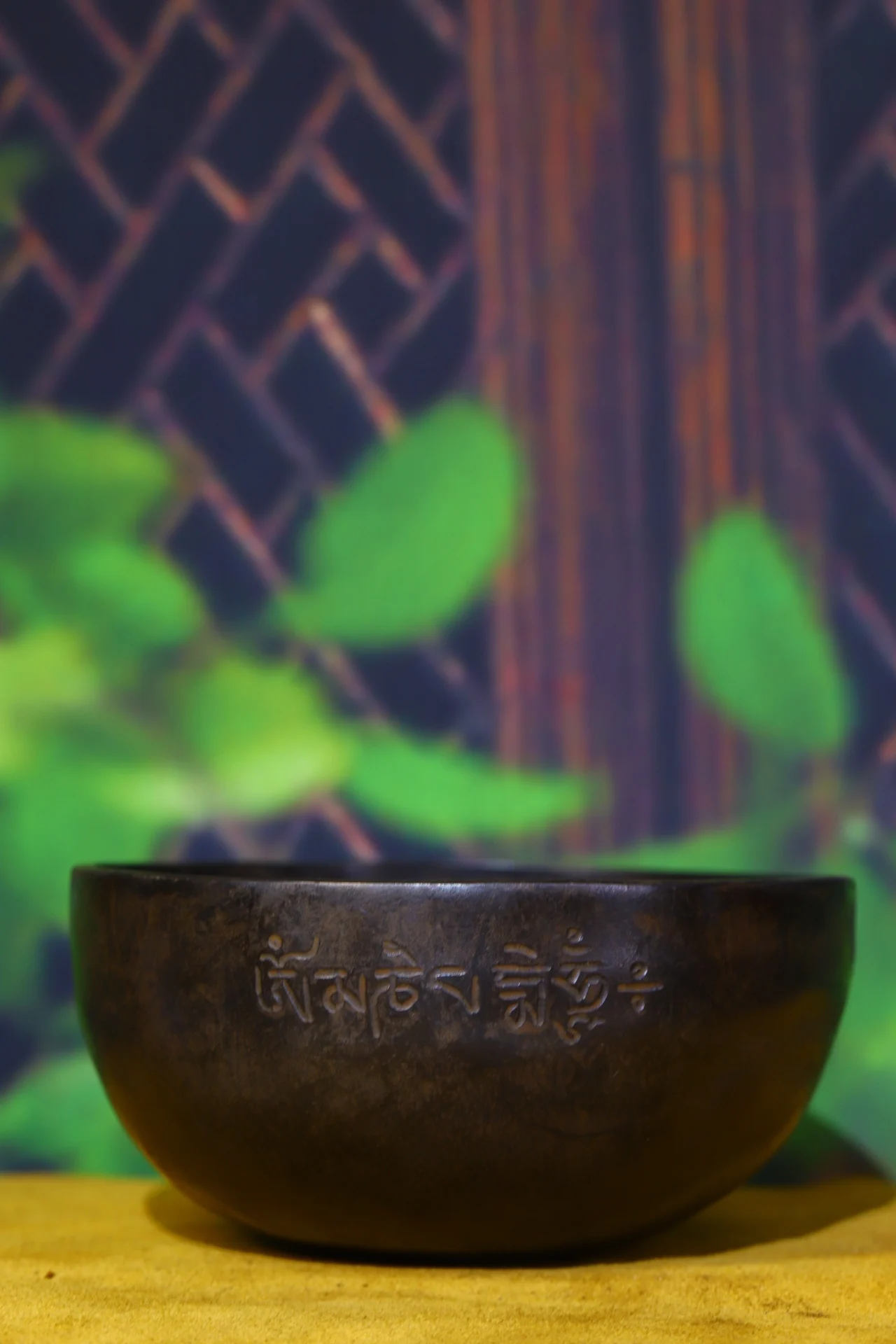 7-дюймовая коллекция тибетского храма старая бронза шесть символов припрей Будда