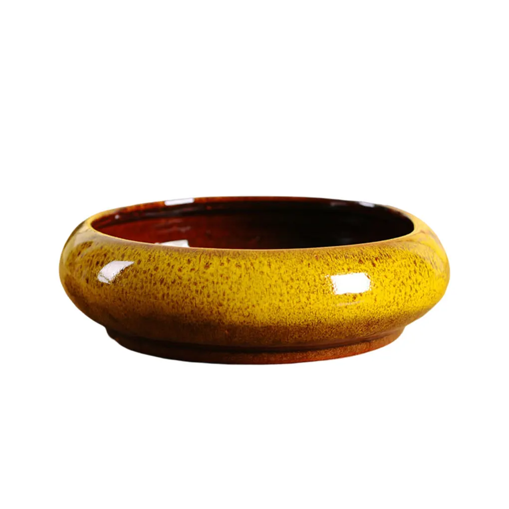 

Flower Pot Ceramic Pots Hydroponic Planter Succulent Containers Vintage Large Diameter for Home Garden Bowl Supplies