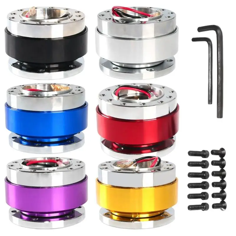 

Universal Car Steering Wheel Snap Off Quick Release Hub Adapter Racing Steering Wheel Snap Off Quick Release Hub Adapter