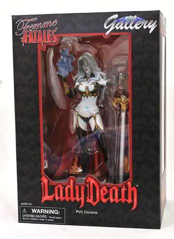 В наличии 100% оригинальные бриллиантовые выбранные игрушки, модель персонажа фильма «Lady Death Mark A Altman», коллекция художественной игрушки в подарок