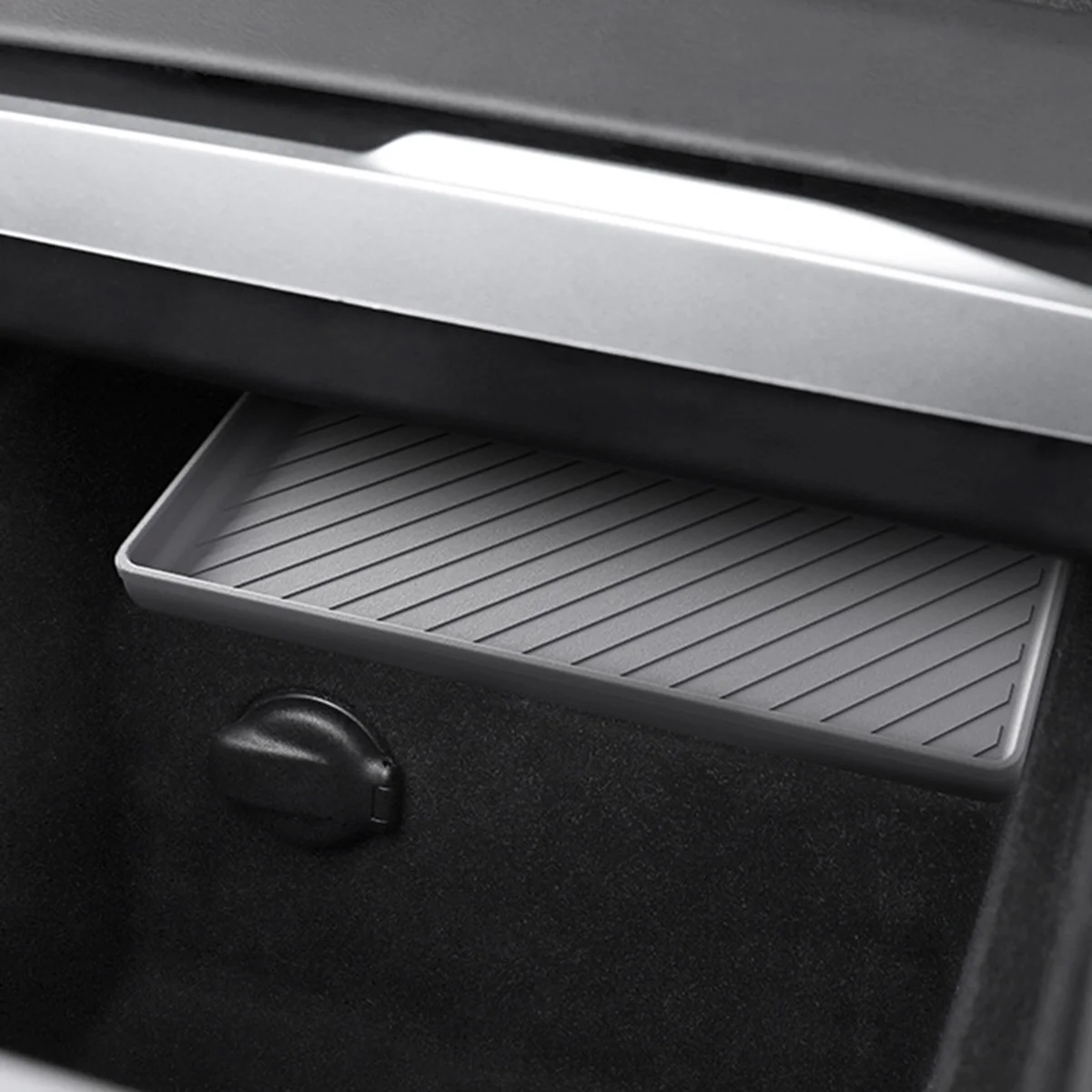 Для + New Model3 Силиконовая накладка с центральным управлением Ящик для хранения